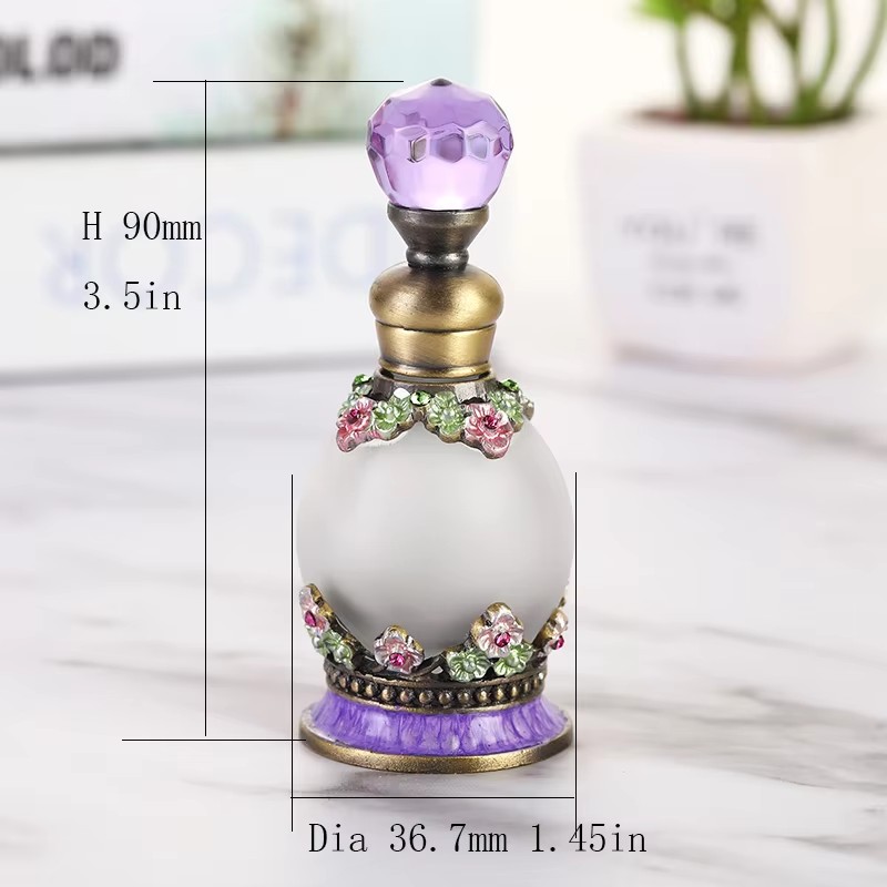 자두 작약 해바라기 금속 리필 가능한 향수병, 아타르  - Perfume Fragrance Attar 리뷰 및 가격