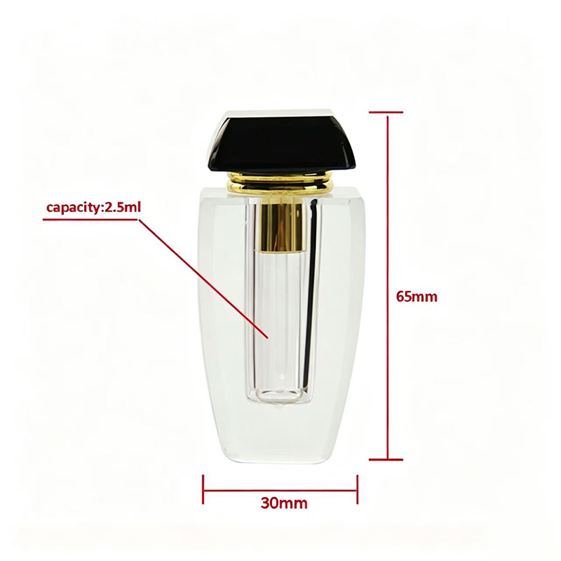 럭셔리 투명 크리스탈 아타르 오일 병 2.5ml 빈 용 - Perfume Fragrance Attar 리뷰 및 가격