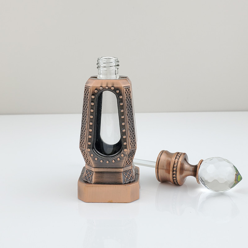 금속 빈 향수 오일 병 고급 크리스탈 뚜껑 아라비안 아 - Perfume Fragrance Attar 리뷰 및 가격