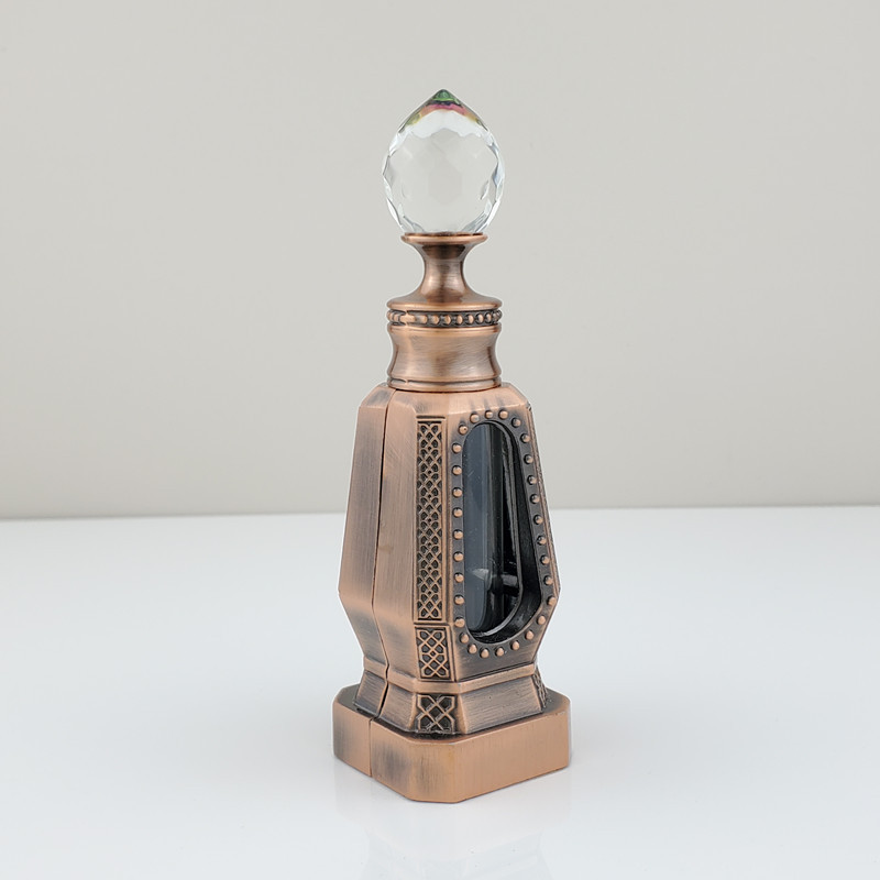 금속 빈 향수 오일 병 고급 크리스탈 뚜껑 아라비안 아 - Perfume Fragrance Attar 리뷰 및 가격
