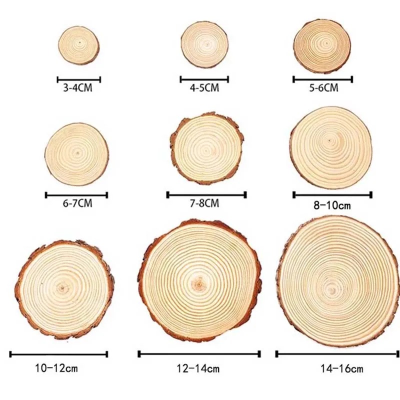 3-16CM/1-10개 두꺼운 천연 소나무 원형 미완성 - Oud Wood Chip 리뷰 및 가격