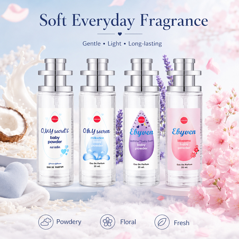 2개입 35ml 여성용 베이비 파우더 향수, 오래 지속 - Perfume Fragrance Powder 리뷰 및 가격