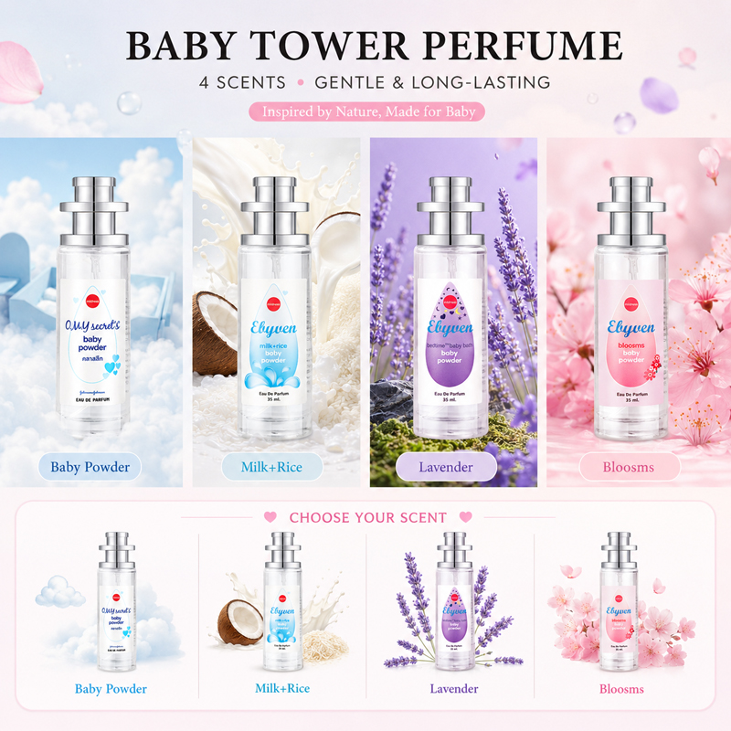 2개입 35ml 여성용 베이비 파우더 향수, 오래 지속 - Perfume Fragrance Powder 리뷰 및 가격