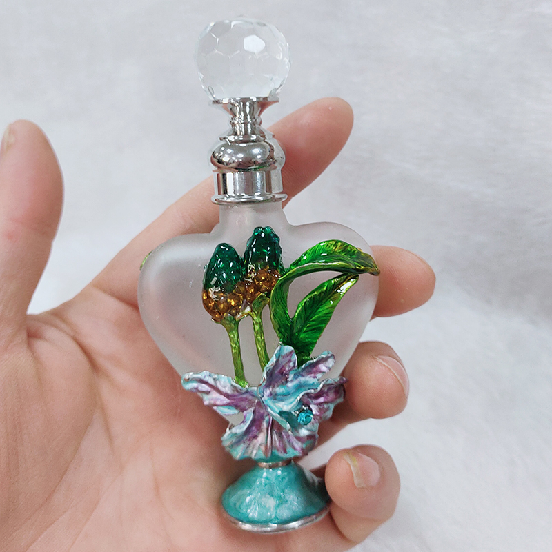 하트 페콕 장미 꽃 금속 향수 오일 아타르 향수 리필  - Perfume Fragrance Attar 리뷰 및 가격